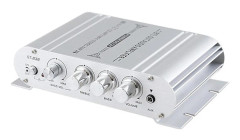 12V 400 Watt Bil Ljud Stereo Förstärkare 2.1 Kanal Hifi Högtalare Effektförstärkare System Utomhus
