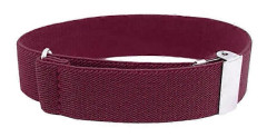 Manschett Anti-Slip Arm Loop Bartender Elastisk Ärm Loop Manschett 1 Par (vinröd)