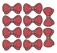 /EA/10 st Strass Patch Stryk På Kristall Applikation Tecknad Dekoration för DIY CraftBowknot
