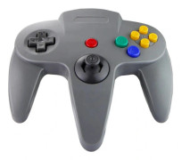 /EA/Retro USB-kontroll för N64-spel, N64 Classic USB-kontroll Grå