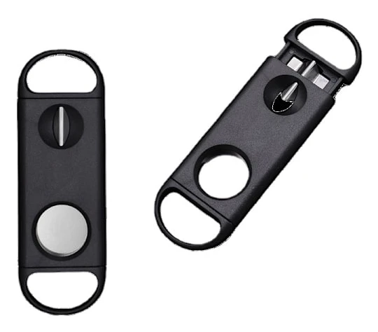 Cigarrskärare Guillotine V-Cut Cigarrskärare Cigarrpunch med Nyckelring 4-Pack Bekväm för Fingrarna (3)