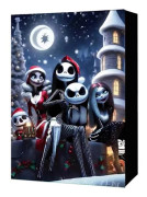 {HH} Halloween Adventskalender 2025, 24 dagars nedräkningskalender med klassiska figurer, överrasknings Halloween jul samlarfigurer gåvor C