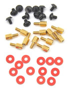 12 st datorskruvar moderkort distanser/skruvar/brickor kit Shytmv (FMY)