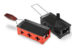 Ostsmältare Raclette Grill Ostsmältande Panna Med Silikon Spackel Icke-klibbig Rotaster Bakplåt
