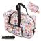 Large Foldable Duffel Tote Bag Carry-on Weekend Overnight Travel Bag Over Luggage with Shoulder Strap Girl girl