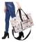 Large Foldable Duffel Tote Bag Carry-on Weekend Overnight Travel Bag Over Luggage with Shoulder Strap Girl girl