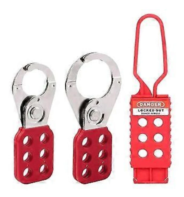 Lockout Tagout Hasp Set - Lås Out Tag Out Hasp Hasp Hänglås Hållare Camlock Hasp Säkerhetslås Out