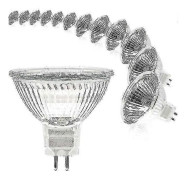12V 20W MR16 GU5.3 Halogenlampor Dimbar 2-Pin Varmvit 2700K (12-pack)