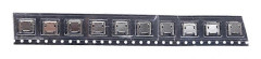 10 st Micro USB Typ B 5-Pin Hona SMD 4-Pin Ben DIP Sockelkontakt