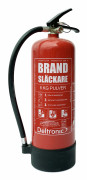 Deltronic Brandsläckare 6kg Röd pulver - 6kg Pulversläckare för Brandbekämpning