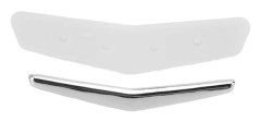 Cadillac Bil Interiör Sätesrygg Märke Trim Våg Crest Form Dekoration Ersättning