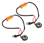 2st LED Blinkers Lastmotstånd Kontakt Kabel Kabelstam 1156