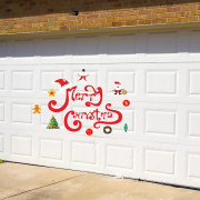 Julgaragedekoration Stil 4 Magnetiska Dekaler Snögubbe Magnetiska Dekaler Kylskåpsdekaler Låt Det Snöa Julgarageportdekaler För Jul