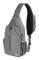 /EA/Crossbody Sling Ryggsäck Slingväska Resa Vandring Bröstväska Dagryggsäck (Mörkgrå)
