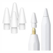 Reservspets 4 st. Hårdhet 2x 2B 2x 2H för Apple Pencil 12:e generationens stylus för iPad Air Pro Mini