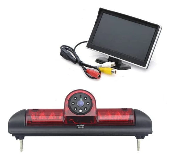Sats med 5 monitorer + backkamera med bromsljus FIAT DUCATO CITROEN JUMPER PEUGEOT BOXER