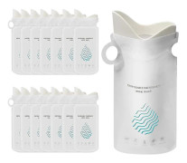 /EA/Engångsurinpåsar 700 ml - 20-pack, bärbara campingtoalett kiss-påsar
