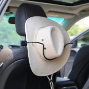 QD-Cowboy Hatthållare Rack För Lastbil Suv Bil (Håll Hatten I Form) Bil Klädhängare Bar Rockhängare Hård Hatthållare För Lastbilssäte Biltillbehör Sxq