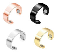 /EA/4-pack Lymfdränagemagnetiska Ringar, Justerbara Lymfdränageringsringar, Unisex
