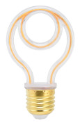 LED Linjär Lampa 220V E27 Medium Sockel Vintage Varmt Ljus 2700K Dekorativ Ljuskrona Glödlampa