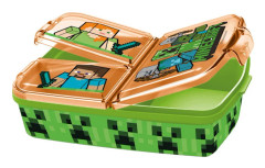 RYI-Minecraft Matlåda med 3 fack-tfrf Flerfärgad