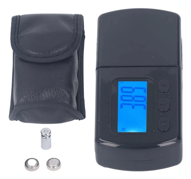 /EA/Digital skivspelare Stylus Force Scale Gauge 5g 0.01g Mini Fick Smyckesvåg för Pulvermedicin Svart