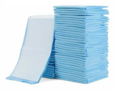 100-pack engångsunderlägg för spädbarn. Storlek: 33x45cm