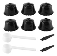 /EA/2 set kaffekapslar Återanvändbara påfyllningsbara filterkoppar Passar till Nestle DOLCE GUSTO kaffemaskiner