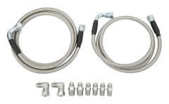 Kylarslang för transmission Metall Kylningsledningar Monteringssats för TH350 700R4 TH400 4L80E