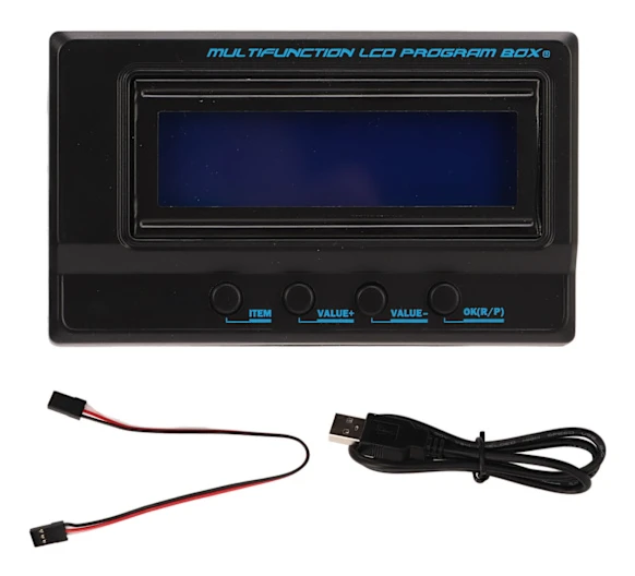3-i-1 LCD Programmeringsbox V2 Multifunktionell Programmeringskortbox för ESC Hastighetsregulator