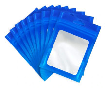 /EA/100 st Mylar-påsar Lukttäta påsar Återförslutningsbara påsar för småsaker