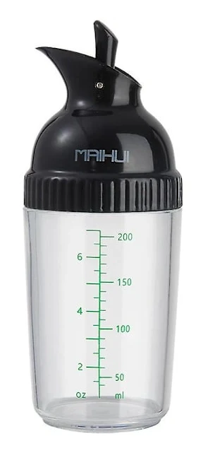 /EA/Salladsdressingbehållare - svart - 200 ml