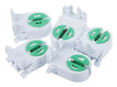/EA/5-pack Dubbla Terminaler T5 Lysrörslampa Hållare Uttag