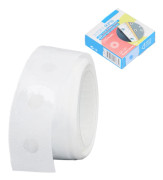 Hålförstärkningsetiketter DIY PVC Vattentät Enkel Användning Förstärkningsetiketter Transparent
