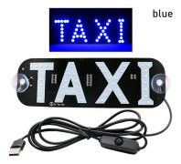 LED Taxiljus Bilsignallampa BLÅ BLÅ blå