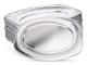 Serveringsfat för Party Mat - 10-pack - Stora Aluminiumfolieformar - 35x23cm / 14\" - Ugn- & Fryssäker Buffé Serveringsfat för Fester