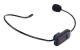Svart Bärbar FM Trådlös Mikrofon Headset Radio Megafon För Reseledare Undervisning Möte Föreläsning