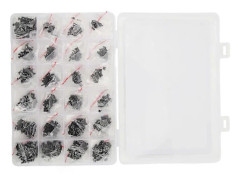 /EA/720 st Ersättningsskruvar för Laptop Sortimentskit Svart Notebook Dator Reparations Kolstål Skruvkit