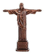 Jesus Figur Skrivbordslegering Jesus Staty Kristen Jesus Skulptur Heminredning Mörk Röd
