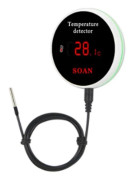 Tuya Smart Home Wifi Temperatursensor Trådbunden Digital Smartlife Termometer Rum Vatten Pool Termostat
