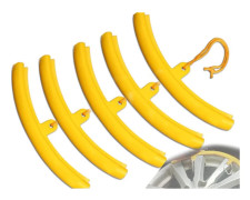 (22cm) 5-pack däckmonteringsfälgskydd - För motorcykelfälgar -