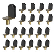 /EA/30 st Bronsfärgade hyllbärare, glashyllstöd för möbelskåp bokhylla, konsolformade tappar