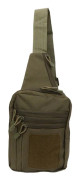 /EA/2024 Militär Bröstväska Vattentät Multifunktionell Unisex Oxfordtyg Nylon Resväska Sling Ryggsäck för Cykling OD Grön