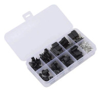/EA/200 kontakter 2/3/4/5PIN hane och hona trådterminaler JST-2.54mm bygelstift kontakthus kit