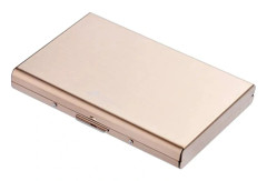 /EA/RFID Slim Metall Kreditkortshållare Plånbok för Damer och Herrar, Cre