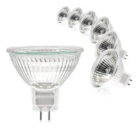 MR16 Spot Light Bulb, 12V 20W Bulb, GU5.3 Bulb Dimmable MR16 Bulb, 2-Pin Halogen Bulbs Warm White 2700K, 6-Pack