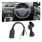 Bluetooth 5.0 AUX-kabeladapter med mikrofon Handsfree Ersättning för Fiat 500/Grande Punto/Qubo/Fiorino