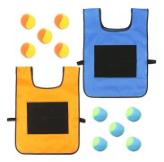 /EA/2 Set Barn Stickyboll Leksak Rolig Sticky Målskiva Boll Barn Utomhus Spel Leksak