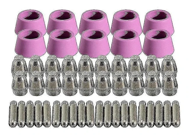 50 st Plasmaskärare Kit Kompatibel Ag-60 Sg-55 Wsd-60 Passar Cut-60 Lgk-60
