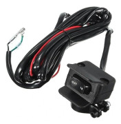 [XJ] 12V vinschknapp med monteringsfäste och kontrollkabelsats för ATV UTV Cisea elektrisk vinsch (FMY)